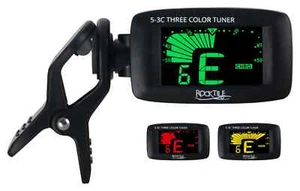 Kleiner chromatischer Clip-Tuner mit dreifarbigem Display für einfaches Stimmen - Bild 1 von 9
