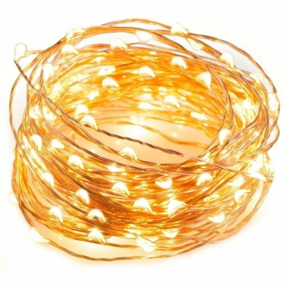 TaoTronics String Lights 33 ft with 100 LEDs, Waterproof Decorative Decor New - Image 1 of 1