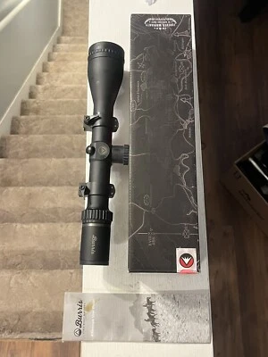 Burris MTAC 4.5-14X42 Ballistic Milling Reticle With Rings, Manual, And Box - Image 1 of 4