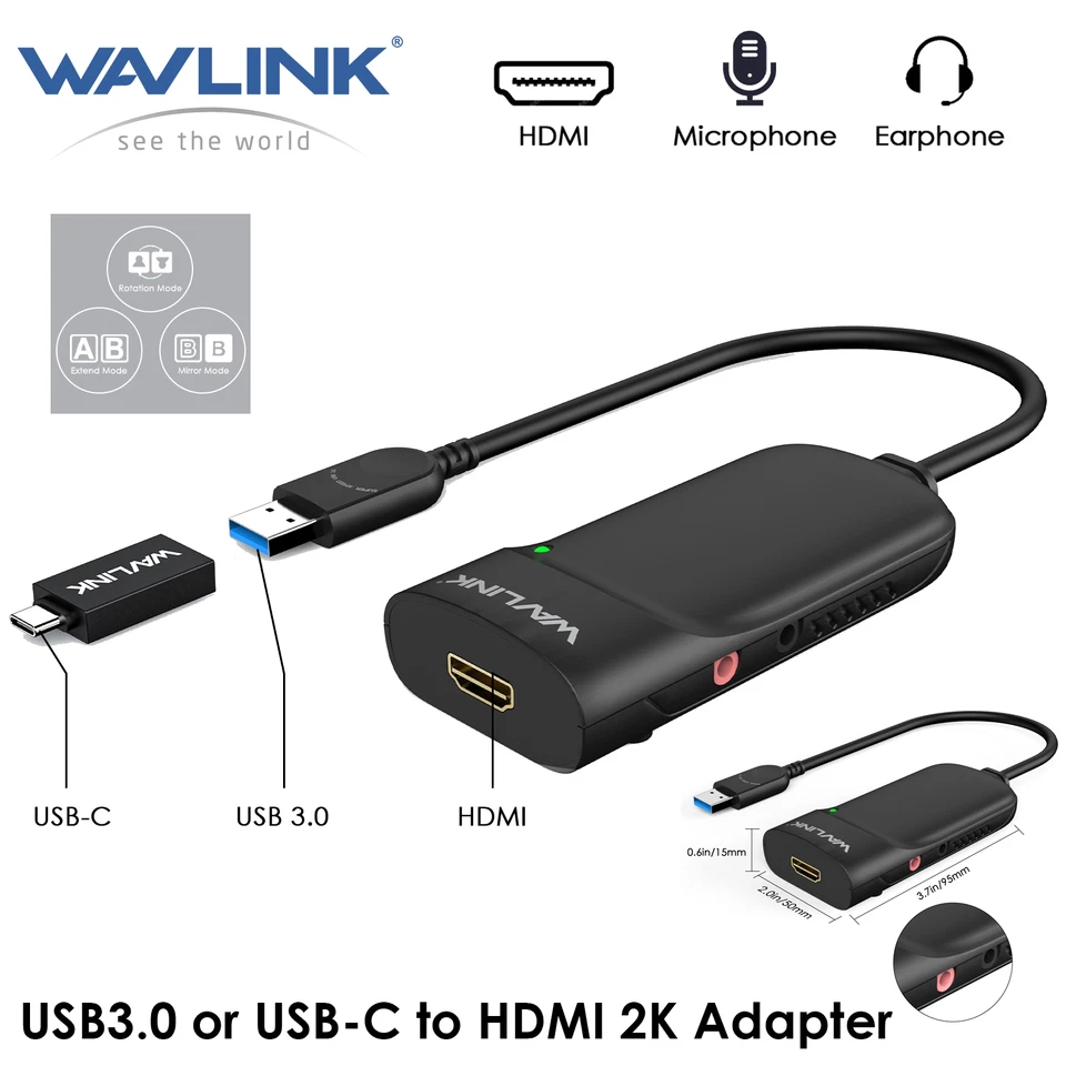 Wavlink USB 3.0 to HDMI 4K Adapter