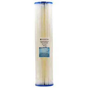 Filtro de agua plisado Finerfilters Jumbo 20", lavable - alto caudal BB 1-50um - Imagen 1 de 8