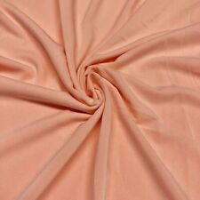 ITY Fabric Polyester Lycra Knit Jersey 2 Way Spandex Stretch (1 Yard, Peach)