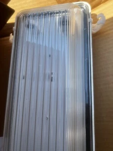 Vapor Tight Fixture: Fluorescent, 120/277V, For 17 W Max. Bulb Watt, For T8 Bulb - Picture 1 of 5