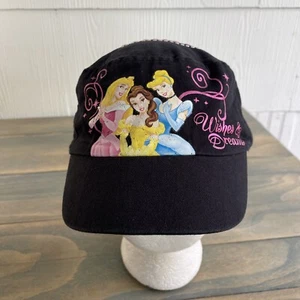 Disney Principessa Kepi Style Berretto Nero Fascia Elastica Cappello Bambina (HT6) - Foto 1 di 5