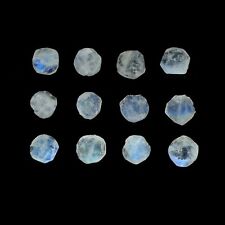 Natural Blue Flashy Rainbow Moonstone Loose Gemstone For Jewelry Making Stone
