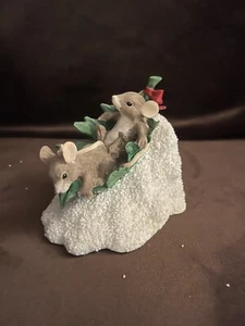 Charming Tails FLYING LEAF SAUCER Figurine Fitz Floyd - Picture 1 of 3