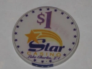 $1 Star Casino Lake Charles LA. Collectible or Golf Ball Mark? - Picture 1 of 2