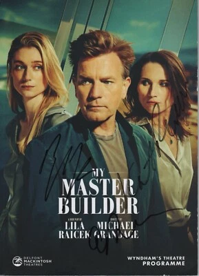 My Master Builder Ewan McGregor +2 Signed Programme See Photo Proof - Image 1 of 4