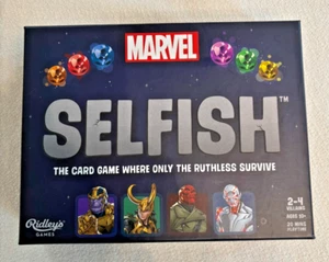 MARVEL - SELFISH - THE CARD GAME WHERE ONLY THE RUTHLESS SURVIVE (NEW SEALED) - Picture 1 of 2