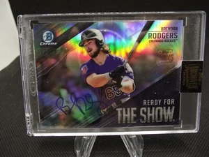 2020 Topps Archives Signature Series Brendan Rodgers #1 Brendan Rodgers #27/27 - Picture 1 of 2