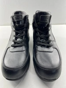 Mountain Gear Herren Stiefel Größe 12 Schwarz Leder Wandern Trail Arbeit 31635101A - Bild 1 von 8