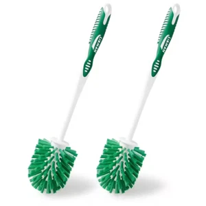 NEW Designer Toilet Bowl Brush Best Hard Bristle High Quality  (2 Pack) - Picture 1 of 5