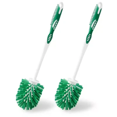 NEW Designer Toilet Bowl Brush Best Hard Bristle High Quality  (2 Pack) - Image 1 of 4