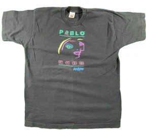 Vintage Pablo tnao Andyne Pablo Piccaso art shirt single stitch Size XL faded - Picture 1 of 6