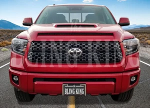 Fits 2018-2021 Toyota Tundra Gloss Black Grill Insert Grille Overlay Trim SR SR5 - Picture 1 of 3