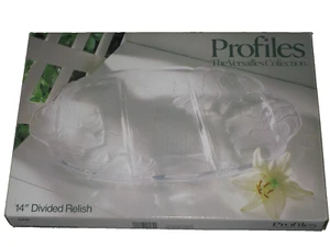 Profiles The Versilles Collection 14" Divided Relish Tray NEW - Picture 1 of 3