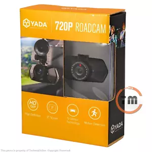Yada Roadcam 720P Schwarz Dashkamera - 120 Grad Weitwinkelobjektiv, G-Sensor NEU™ - Bild 1 von 6