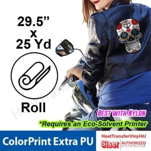Siser ColorPrint Extra PU (bedruckbares Vinyl) 29,5" x 25 Yards ** KOSTENLOSER VERSAND ** - Bild 1 von 4