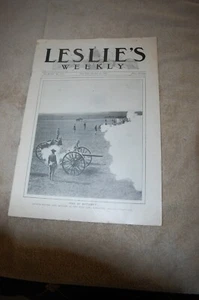 VINTAGE LESLIE'S WOCHENZEITUNG "FEUER DURCH BATTERIE" 29. OKTOBER 1903 - Bild 1 von 10
