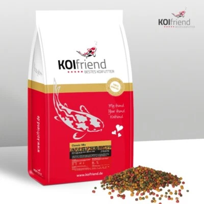 Koifutter Classic Mix 2,5 - 15 kg 5 Sorten Spirulina Fischfutter Koifutter - Bild 1 von 4