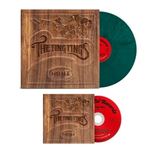 The Ting Tings Home Green Leaves Colored Vinyl + CD + Signed Print Prerelease - Foto 1 di 1