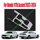 For Honda Accord 2023-2024 ABS Matte Silver Center Console Gear Shift Frame Trim