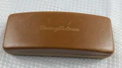 Gafas de sol Tommy Bahama marrón tejido cuero estuche rígido gafas medianas  Foto 1 de 3