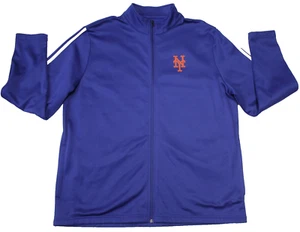 N.Y.METS MLB Genuine Merchandise Men's XL Blue Orange White Full Zip Jacket - Picture 1 of 12