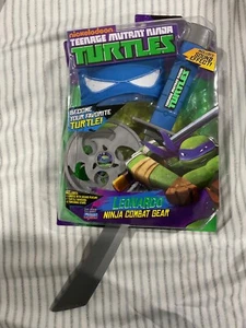 Teenage Mutant Ninja Turtles Leonardo Ninja Combat Gear BNIB 2012 never opened - Picture 1 of 7