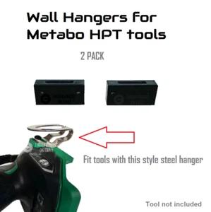 Soportes de suspensión de pared para herramientas inalámbricas Metabo HPT taladro y batería herramientas eléctricas - Imagen 1 de 2