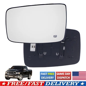 Left Exterior Heated Mirror Glass LH Driver Side For Dodge Ram 2500 1500 09-19 - Foto 1 di 6