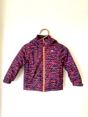 Chaqueta de esquí TRESPASS TP75 niños pequeños talla 3-4 caparazón suave polar capucha nieve Foto 1 de 4