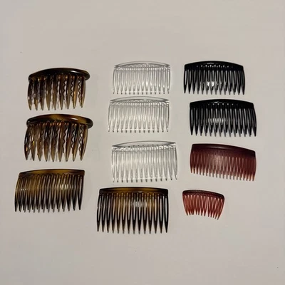 Vintage Hair Clips Hair Accessories Side Combs 11 - Image 1 of 4
