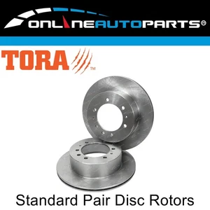 2 Rear Disc Brake Rotors for Nissan Patrol GQ Y60 GU Y61 1988-2016 - Picture 1 of 1