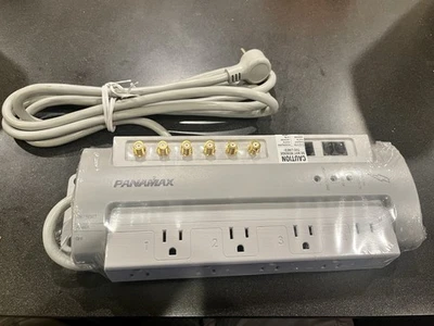 Panamax M8-HT Power Conditioner Surge Protector 8-3 Prong 2 Telco/lan 6 Sat/CATV - Image 1 of 4