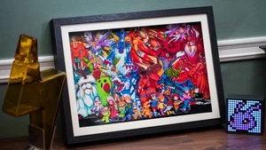 DIGIMON, Digimon Anime Multilayered Frame Art, Japanese Anime Wall Decor - Picture 1 of 6