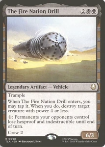 MTG The Fire Nation Drill (0098) *Non-Foil* Base Rare Avatar MT/NM Free Ship - Picture 1 of 2