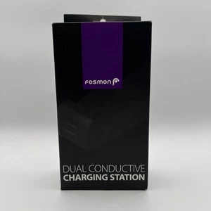 Fosmon Xbox One/X Controller Dual Charging Station Conductive NEW Black Free Shi - Picture 1 of 6