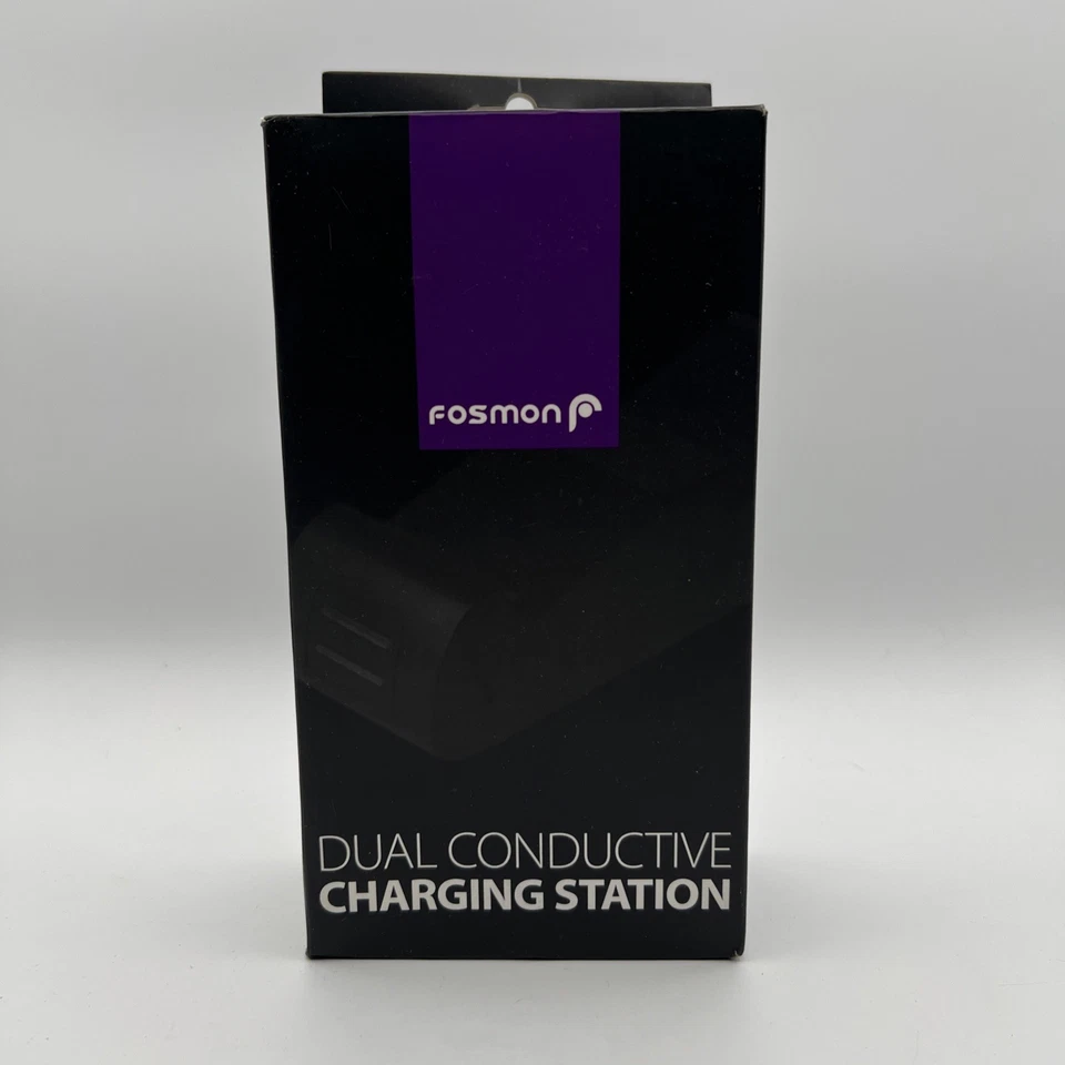 Fosmon Xbox One/X Controller Dual Charging Station Conductive NEW Black Free Shi - Image 1 of 4