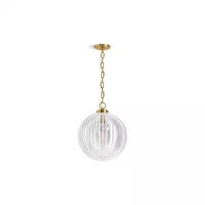 KOHLER Embra By Studio McGee 1-Light Brushed Moderne Brass Pendant Light - Picture 1 of 8
