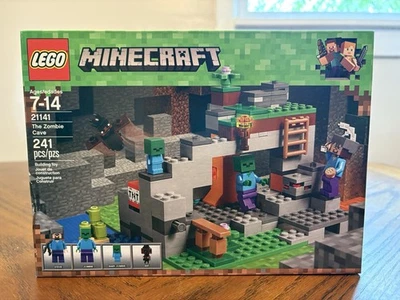 LEGO Minecraft The Zombie Cave (21141), 4 Minifigures - Brand New, Free Shipping - Image 1 of 4