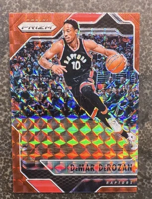 2016-17 Panini Prizm Mosaic Red DeMar DeRozan #18 - Image 1 of 2