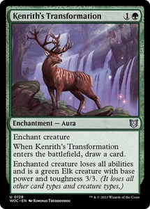 Magic The Gathering Kenrith's Transformation - Wilds of Eldraine Commander #128 - Imagen 1 de 1
