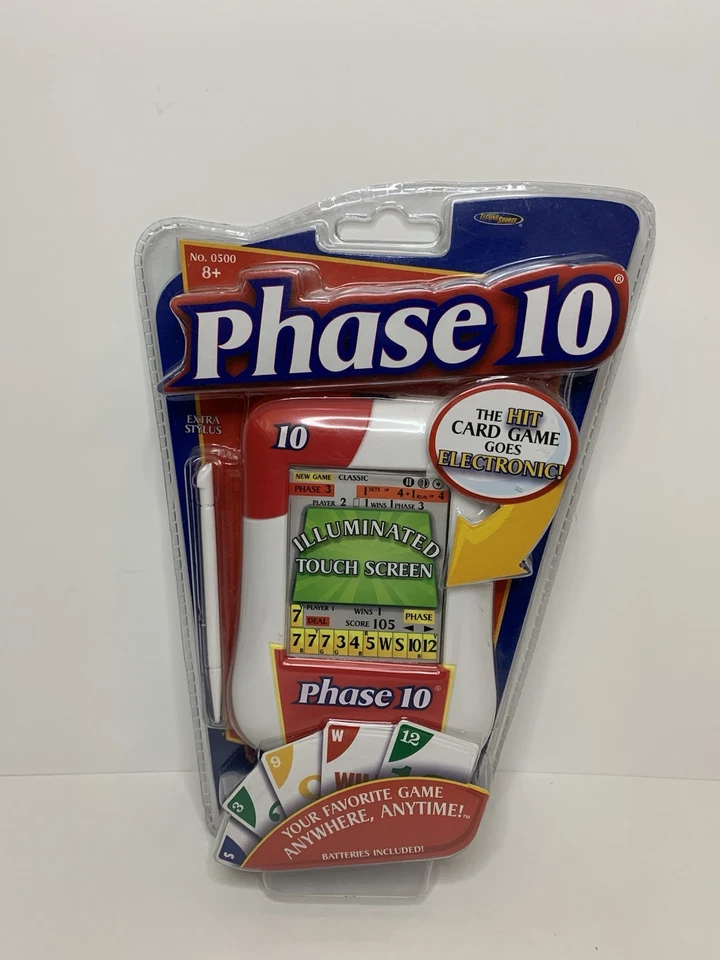 Phase 10 Electronic Illuminated Touchscreen Card Game Techno Source Fundex