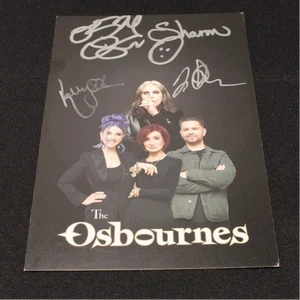 Osbournes Signed Photo - Ozzy, Sharon, Kelly & Jack - Authentic Provenance - Picture 1 of 7