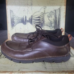 Größe 10 Weite Rockport Herrenschuhe V76306 Braun Leder Bequem Schnürschuhe Halbschuhe - Bild 1 von 24