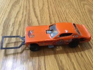 Johnny Lightning 1995 Wild Willie Borsch orange Druckguss Spielzeugauto öffnet Wildman - Bild 1 von 4