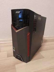Acer Aspire GX-781 Gaming PC, Intel I7 7700, 1TB HDD, 128GB SSD, Win 11 - Bild 1 von 12