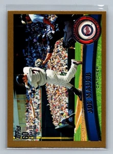 2011 Topps Joe Mauer #550 Minnesota Twins Gold #/2011 Baseball Card - Picture 1 of 2