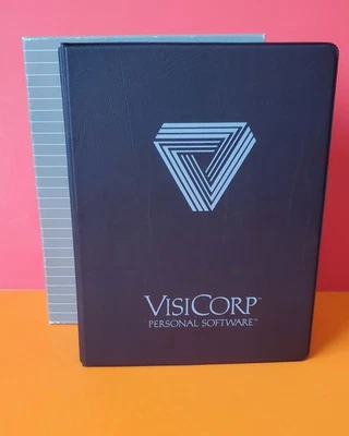 Atari - VisiCorp VisiCalc - Floppy, User Guide, Binder w/Slipcase, & More - Image 1 of 4